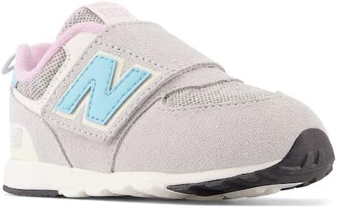 image:imageNew Balance Baby Boys 574 Newb HookandLoop Sneakers Casual ShoesBrighton GreySummer AquaLilac Cloud