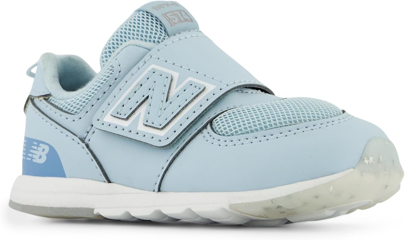 image:imageNew Balance Baby Boys 574 Newb HookandLoop Sneakers Casual ShoesFrosted GlassSilver Metalic