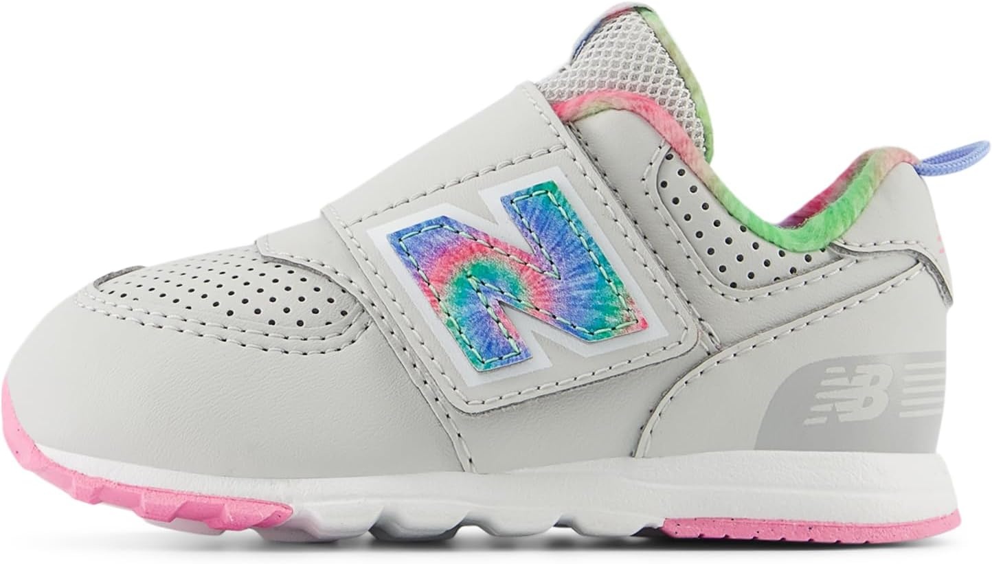 image:imageNew Balance Baby Boys 574 Newb HookandLoop Sneakers Casual ShoesGrey MatterSignal Pink