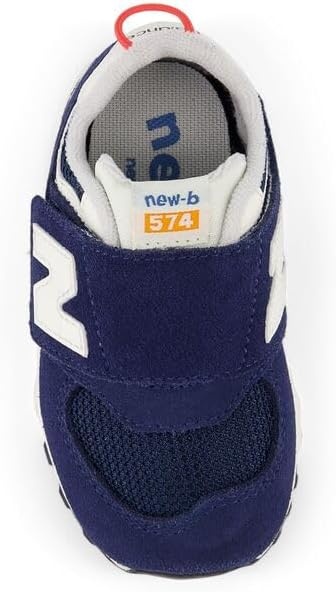 image:imageNew Balance Baby Boys 574 Newb HookandLoop Sneakers Casual ShoesNb NavyBlast Red