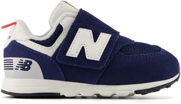 image:imageNew Balance Baby Boys 574 Newb HookandLoop Sneakers Casual ShoesNb NavyBlast Red
