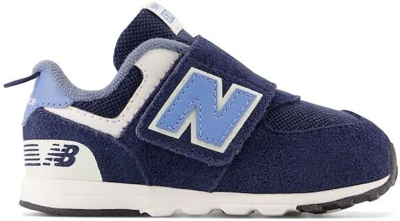 image:imageNew Balance Baby Boys 574 Newb HookandLoop Sneakers Casual ShoesNb NavyHeritage Blue