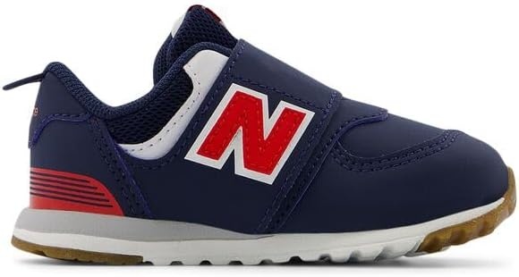 image:imageNew Balance Baby Boys 574 Newb HookandLoop Sneakers Casual ShoesNb NavyTeam Red