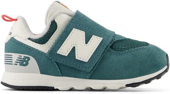 image:imageNew Balance Baby Boys 574 Newb HookandLoop Sneakers Casual ShoesNew SpruceBlast Red