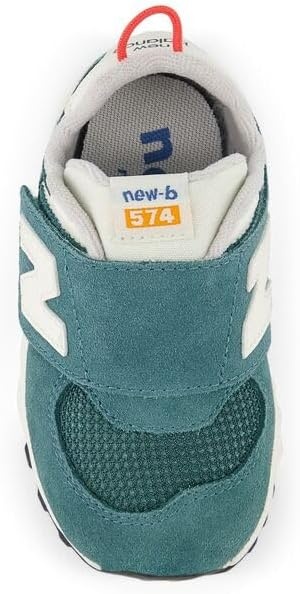 image:imageNew Balance Baby Boys 574 Newb HookandLoop Sneakers Casual ShoesNew SpruceBlast Red