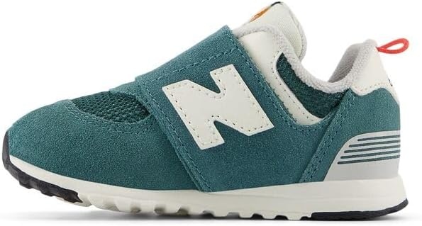 image:imageNew Balance Baby Boys 574 Newb HookandLoop Sneakers Casual ShoesNew SpruceBlast Red