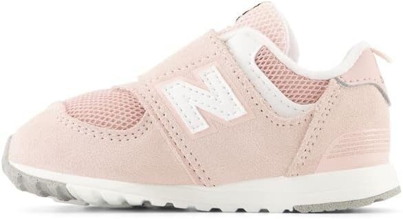 image:imageNew Balance Baby Boys 574 Newb HookandLoop Sneakers Casual ShoesQuartz PinkWhite