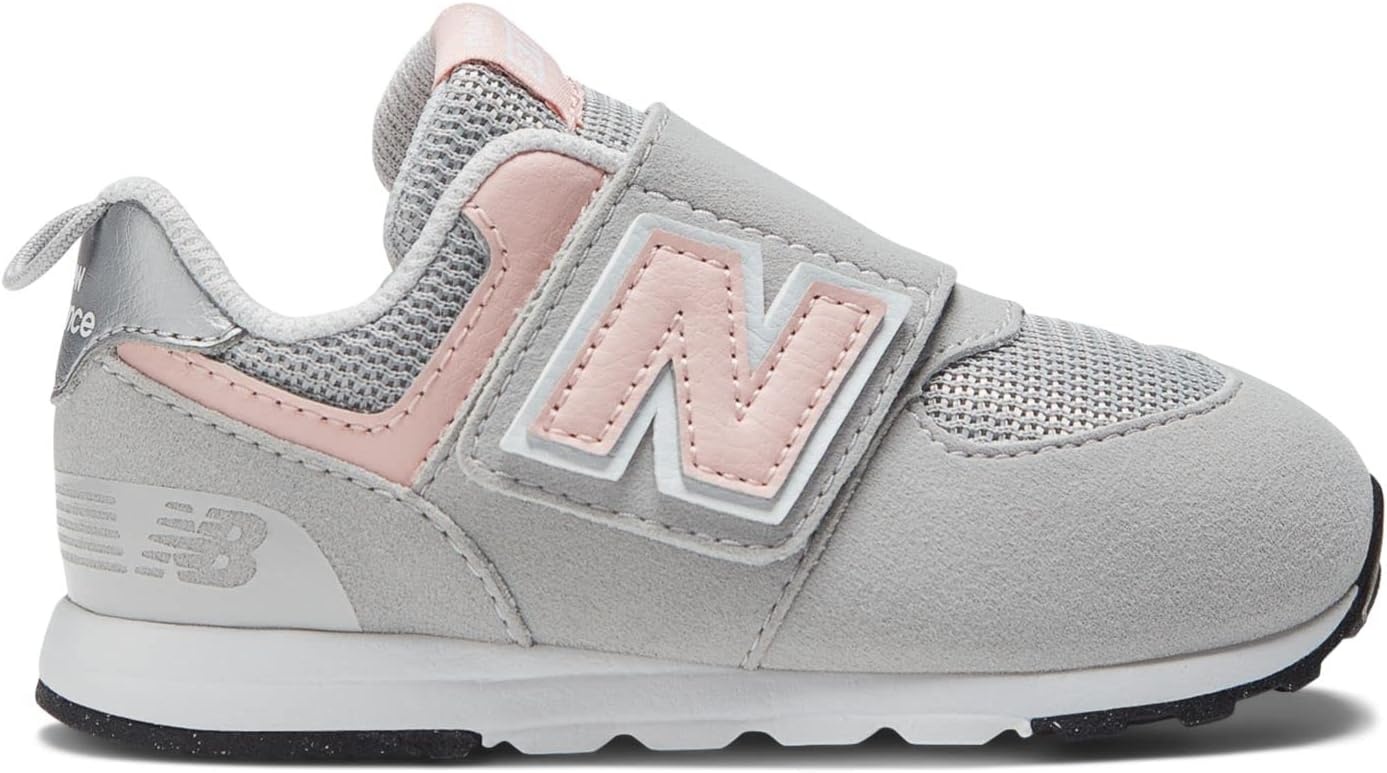 image:imageNew Balance Baby Boys 574 Newb HookandLoop Sneakers Casual ShoesRain CloudPink Haze