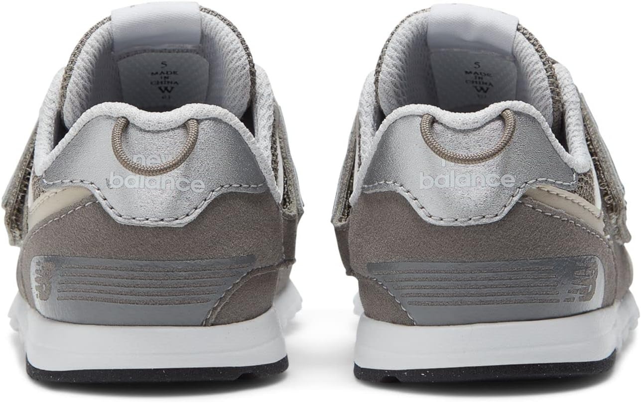 image:imageNew Balance Baby Boys 574 Newb HookandLoop Sneakers Casual ShoesRain CloudSilver Metallic