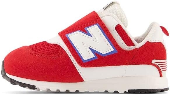 image:imageNew Balance Baby Boys 574 Newb HookandLoop Sneakers Casual ShoesTeam RedWhiteBright Lapis