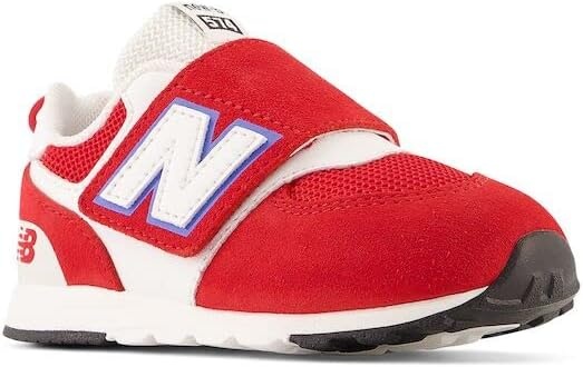 image:imageNew Balance Baby Boys 574 Newb HookandLoop Sneakers Casual ShoesTeam RedWhiteBright Lapis