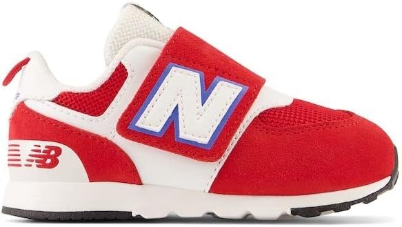 image:imageNew Balance Baby Boys 574 Newb HookandLoop Sneakers Casual ShoesTeam RedWhiteBright Lapis