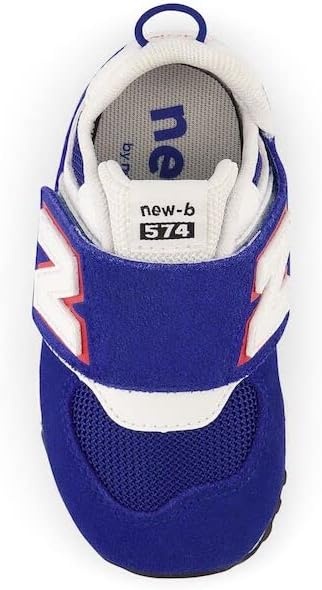 image:imageNew Balance Baby Boys 574 Newb HookandLoop Sneakers Casual ShoesTeam RoyalWhiteTrue Red