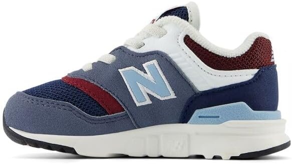 image:imageNew Balance Baby Boys 997h V1 Bungee Sneakers Casual ShoesDark Arctic GreyNb NavyMercury Red