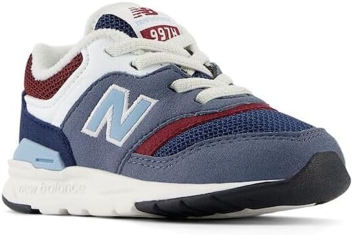 image:imageNew Balance Baby Boys 997h V1 Bungee Sneakers Casual ShoesDark Arctic GreyNb NavyMercury Red