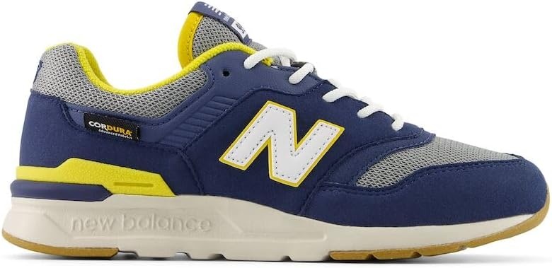 image:imageNew Balance Baby Boys 997h V1 Bungee Sneakers Casual ShoesNb NavyVintage IndigoGinger Lemon