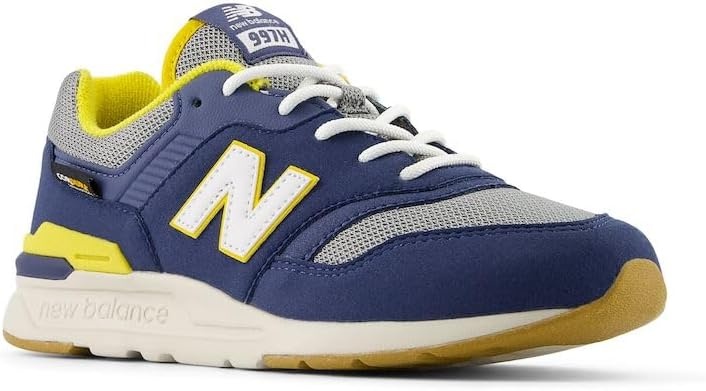 image:imageNew Balance Baby Boys 997h V1 Bungee Sneakers Casual ShoesNb NavyVintage IndigoGinger Lemon