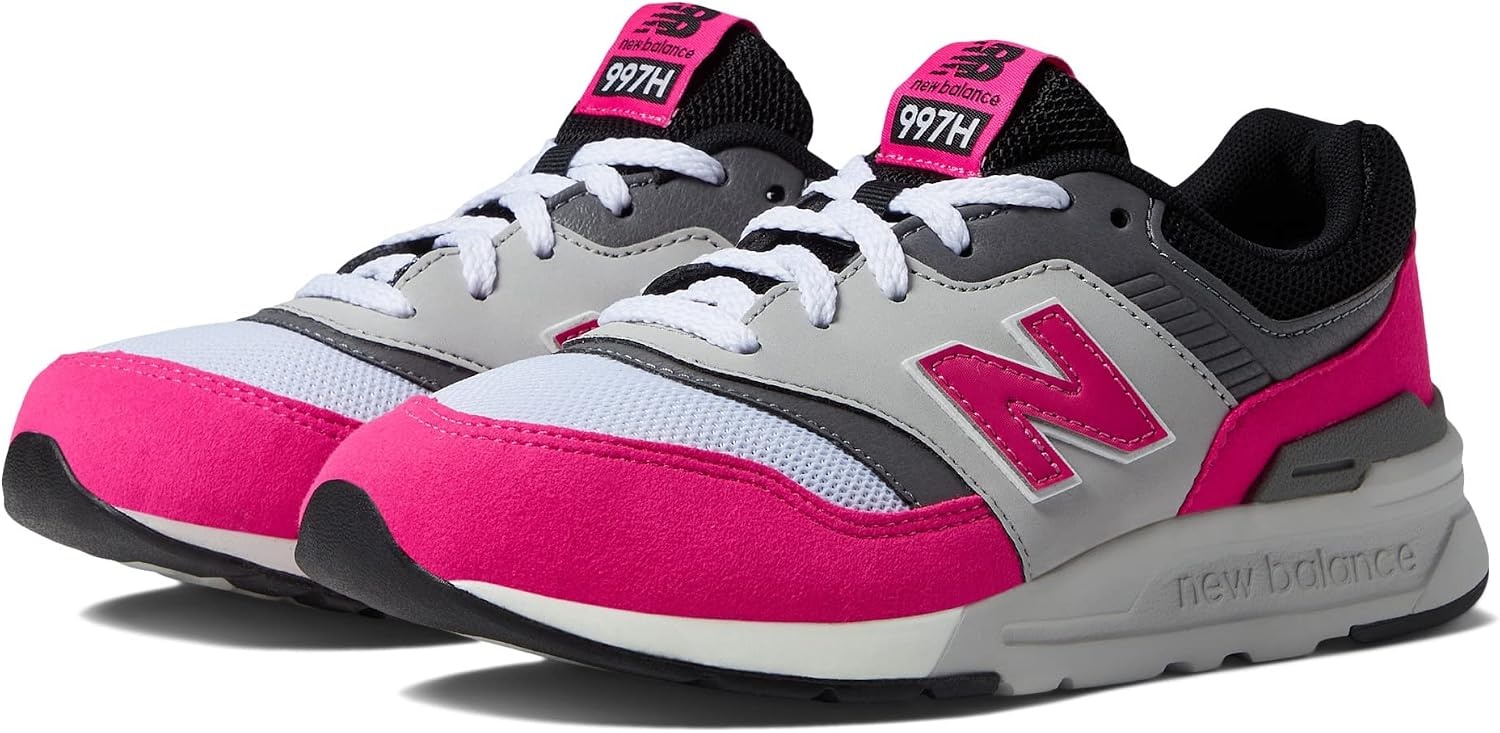 image:imageNew Balance Baby Boys 997h V1 Bungee Sneakers Casual ShoesVibrant PinkRain Cloud