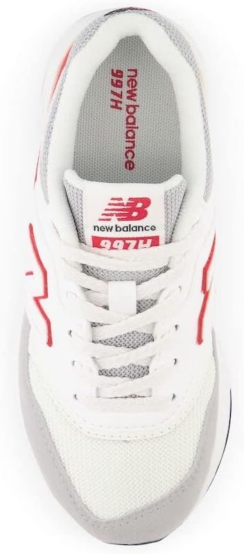 image:imageNew Balance Baby Boys 997h V1 Bungee Sneakers Casual ShoesWhiteTeam RedRaincloud