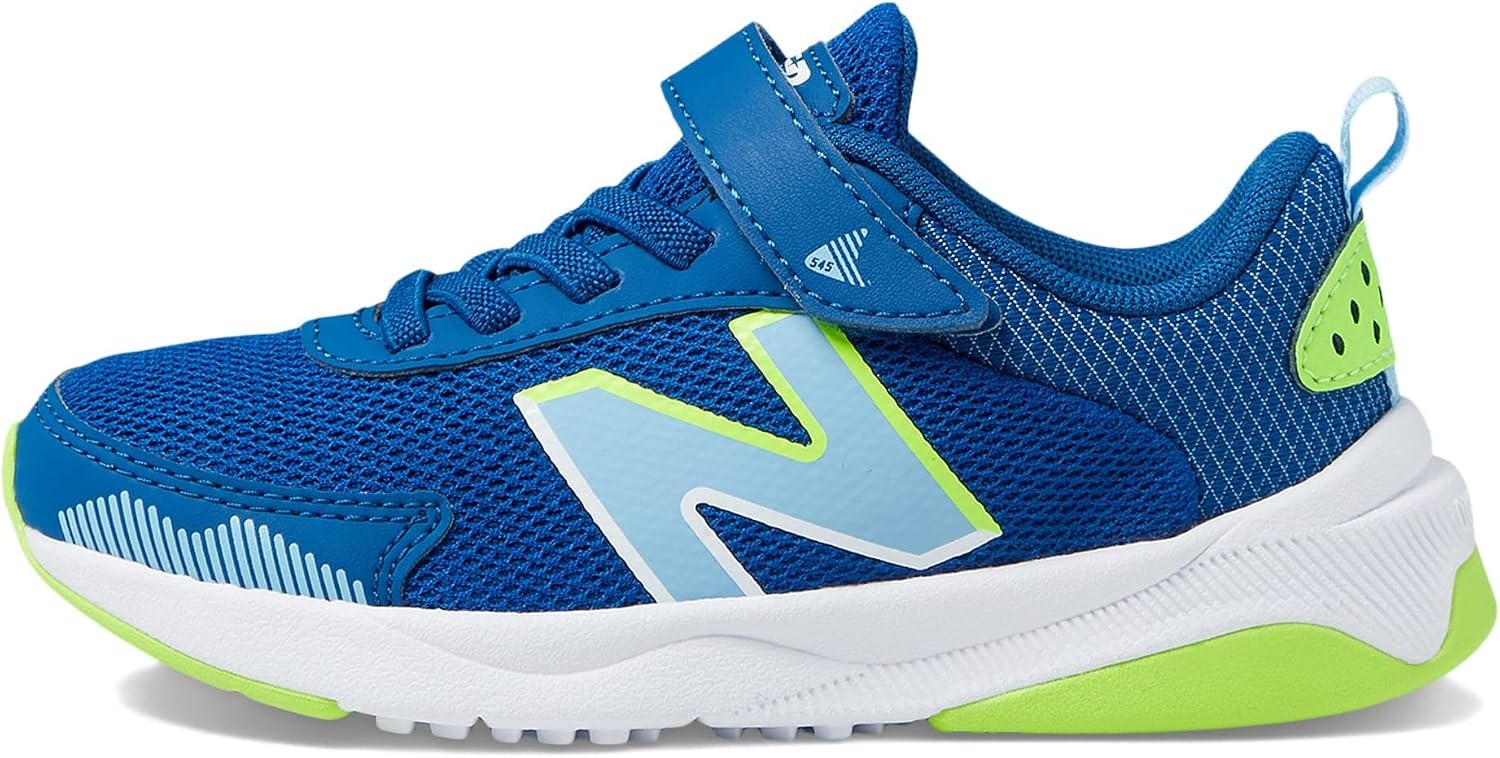 image:imageNew Balance Baby Boys Dynasoft 545 V1 Bungee Lace SneakersAtlantic BluePixel GreenBlue Haze
