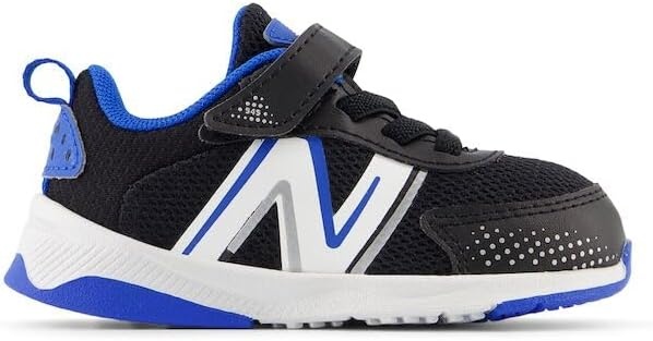 image:imageNew Balance Baby Boys Dynasoft 545 V1 Bungee Lace SneakersBlackBlue Oasis