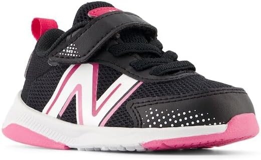 image:imageNew Balance Baby Boys Dynasoft 545 V1 Bungee Lace SneakersBlackCarnival Pink