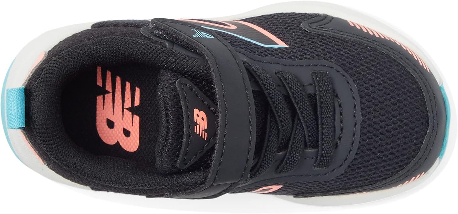 image:imageNew Balance Baby Boys Dynasoft 545 V1 Bungee Lace SneakersBlackGrapefruitSummer Aqua