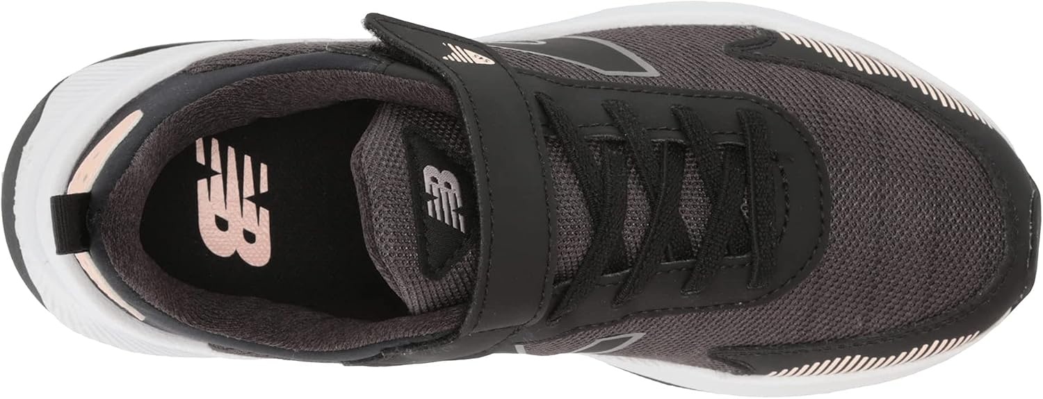 image:imageNew Balance Baby Boys Dynasoft 545 V1 Bungee Lace SneakersBlackOyster PinkChampagne Metallic