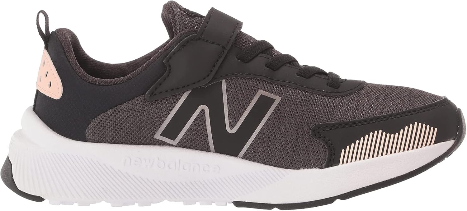 image:imageNew Balance Baby Boys Dynasoft 545 V1 Bungee Lace SneakersBlackOyster PinkChampagne Metallic