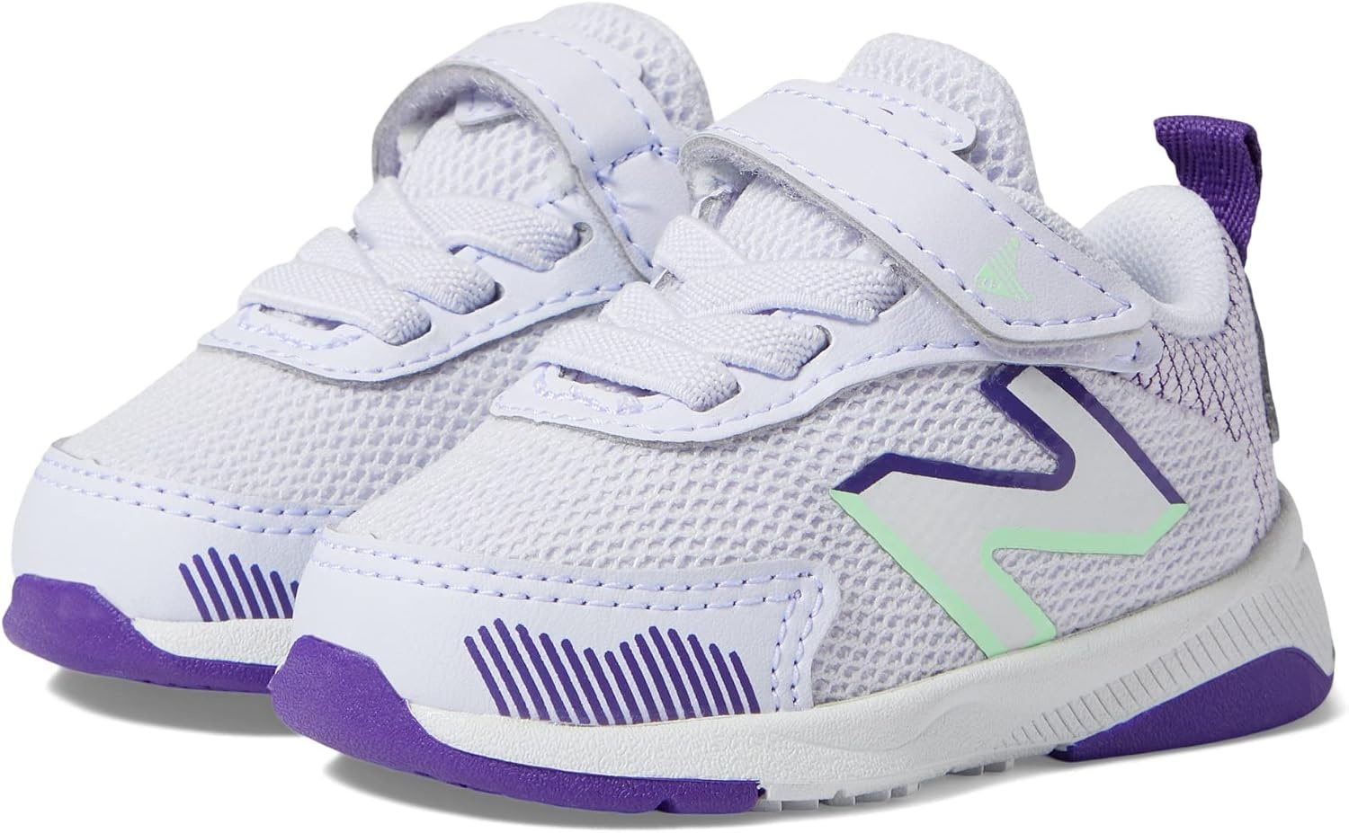 image:imageNew Balance Baby Boys Dynasoft 545 V1 Bungee Lace SneakersLibraPrism PurpleGreen Aura