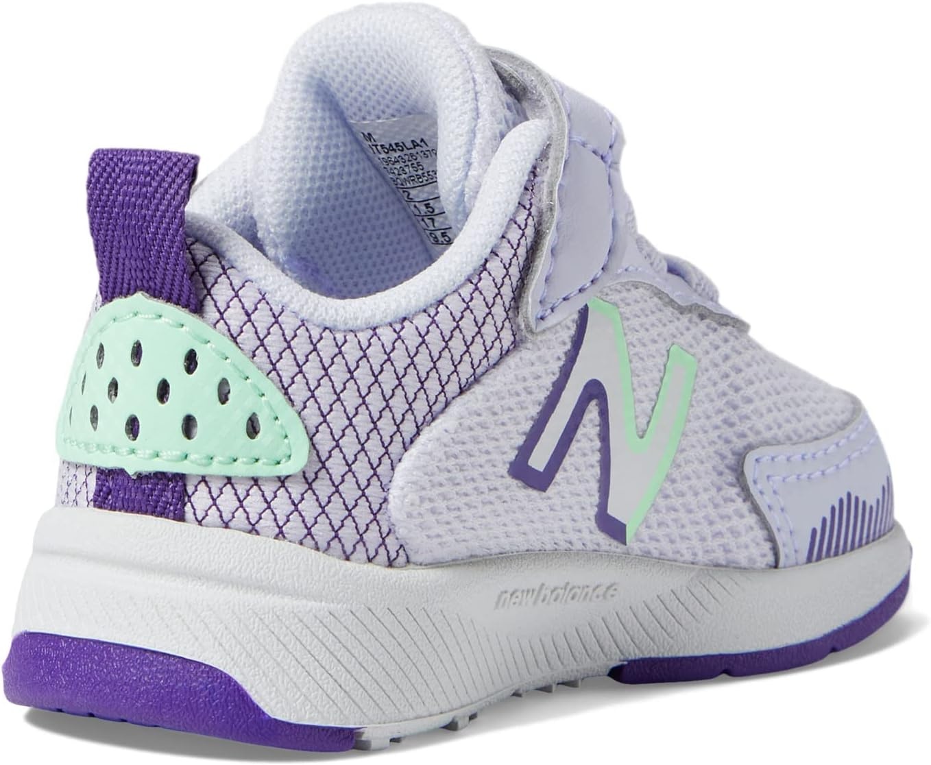 image:imageNew Balance Baby Boys Dynasoft 545 V1 Bungee Lace SneakersLibraPrism PurpleGreen Aura