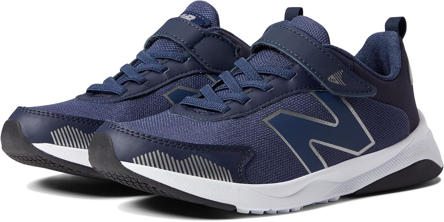 image:imageNew Balance Baby Boys Dynasoft 545 V1 Bungee Lace SneakersNatural IndigoEclipseSilver Metallic