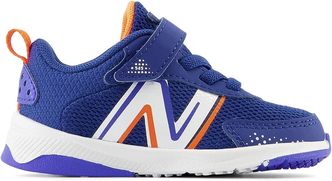 image:imageNew Balance Baby Boys Dynasoft 545 V1 Bungee Lace SneakersNight SkyBlaze Orange