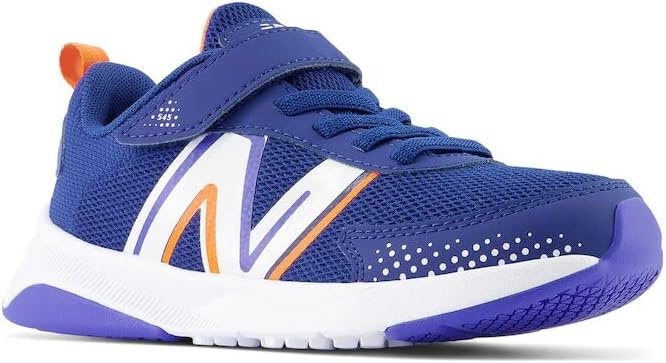 image:imageNew Balance Baby Boys Dynasoft 545 V1 Bungee Lace SneakersNight SkyBlaze OrangeMarine Blue