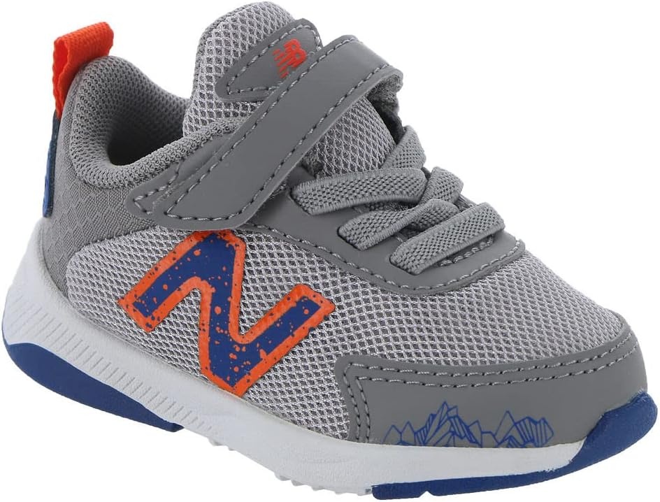 image:imageNew Balance Baby Boys Dynasoft 545 V1 Bungee Lace SneakersRain CloudPoppyBlue Groove