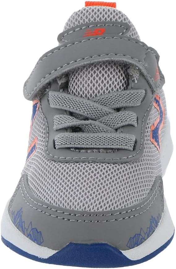 image:imageNew Balance Baby Boys Dynasoft 545 V1 Bungee Lace SneakersRain CloudPoppyBlue Groove