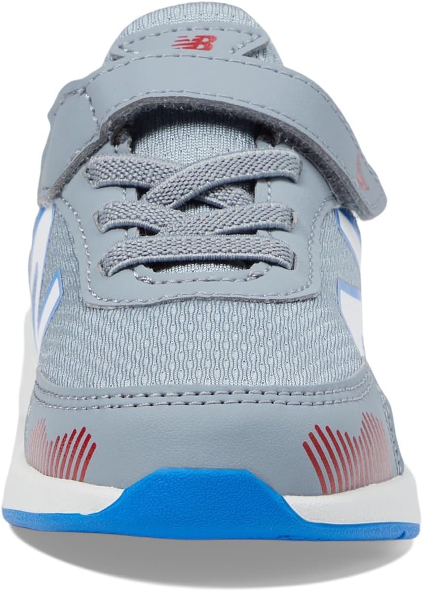 image:imageNew Balance Baby Boys Dynasoft 545 V1 Bungee Lace SneakersSteelTeam RedBlue Oasis