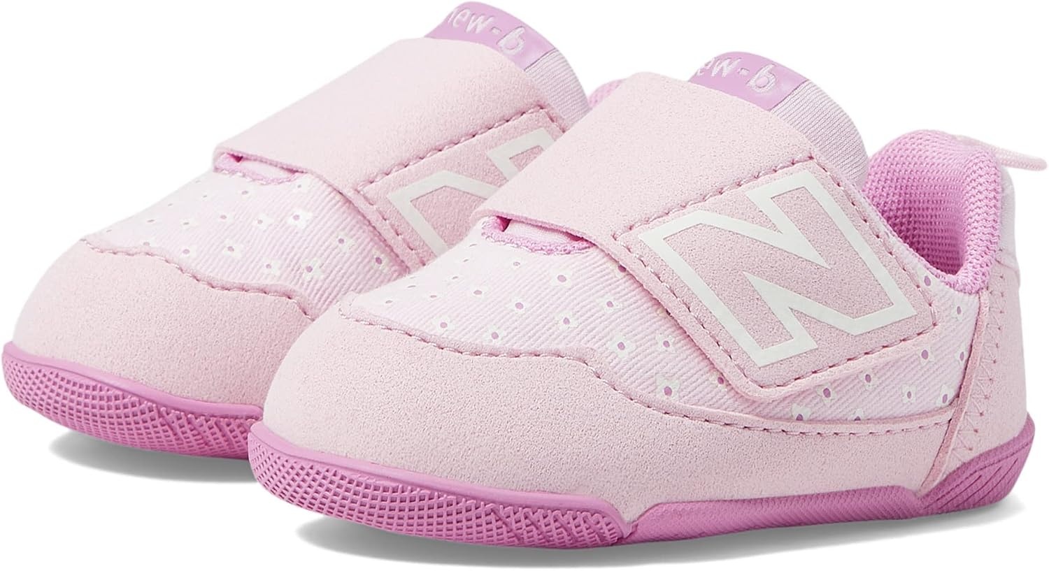 image:imageNew Balance Baby Boys Newb V1 Hook and LoopLight RaspberryRaspberry