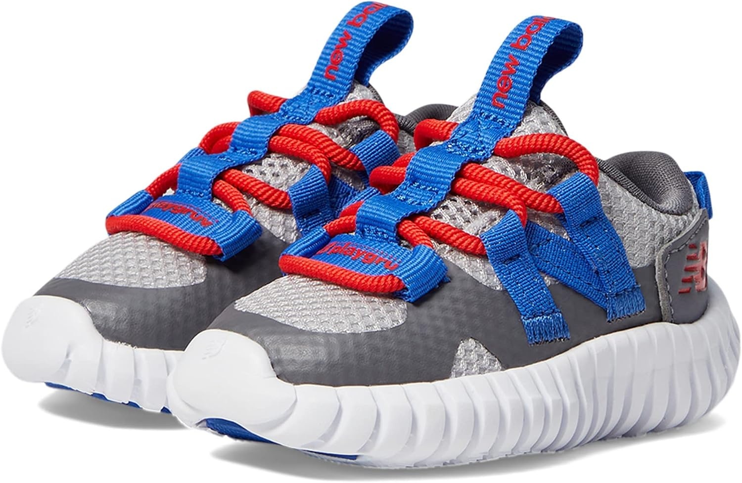 image:imageNew Balance Boys Playgruv V2 Bungee SneakersCastlerockTrue Red