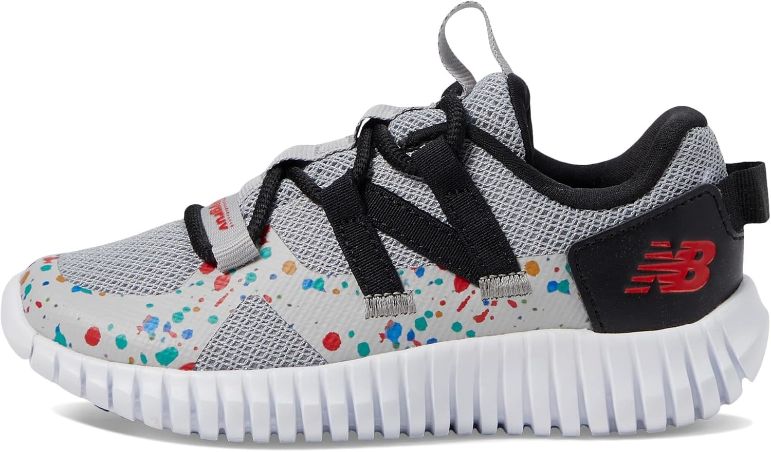image:imageNew Balance Boys Playgruv V2 Bungee SneakersConcreteBlack