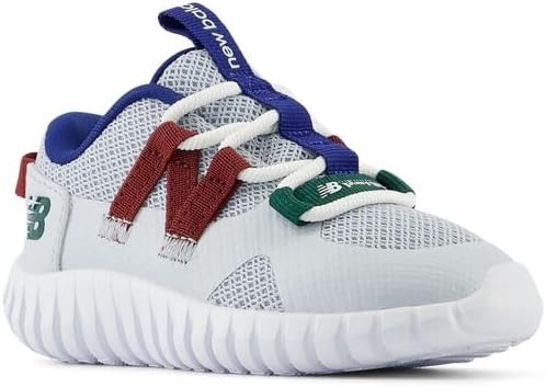 image:imageNew Balance Boys Playgruv V2 Bungee SneakersGraniteMercury RedMarsh Green