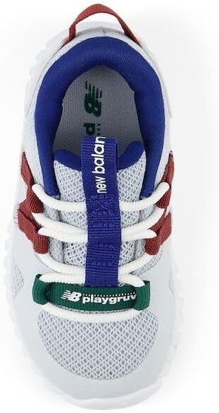 image:imageNew Balance Boys Playgruv V2 Bungee SneakersGraniteMercury RedMarsh Green