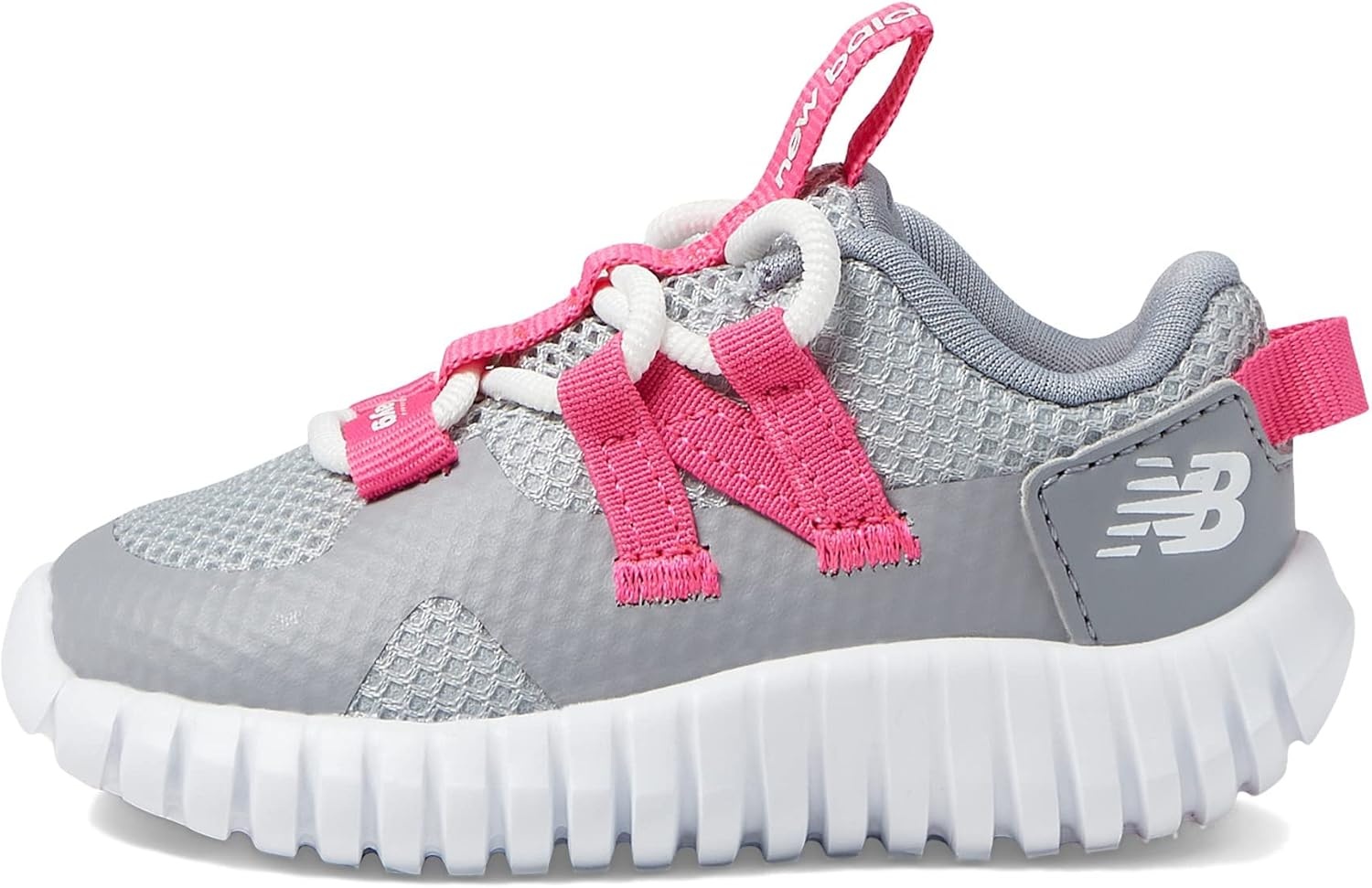 image:imageNew Balance Boys Playgruv V2 Bungee SneakersGreyHipink