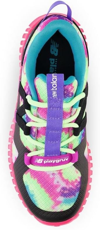 image:imageNew Balance Boys Playgruv V2 Bungee SneakersHipinkBlackCosmic Rose