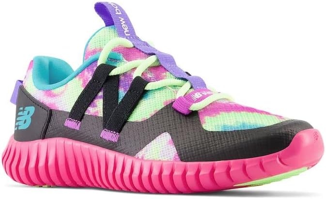image:imageNew Balance Boys Playgruv V2 Bungee SneakersHipinkBlackCosmic Rose