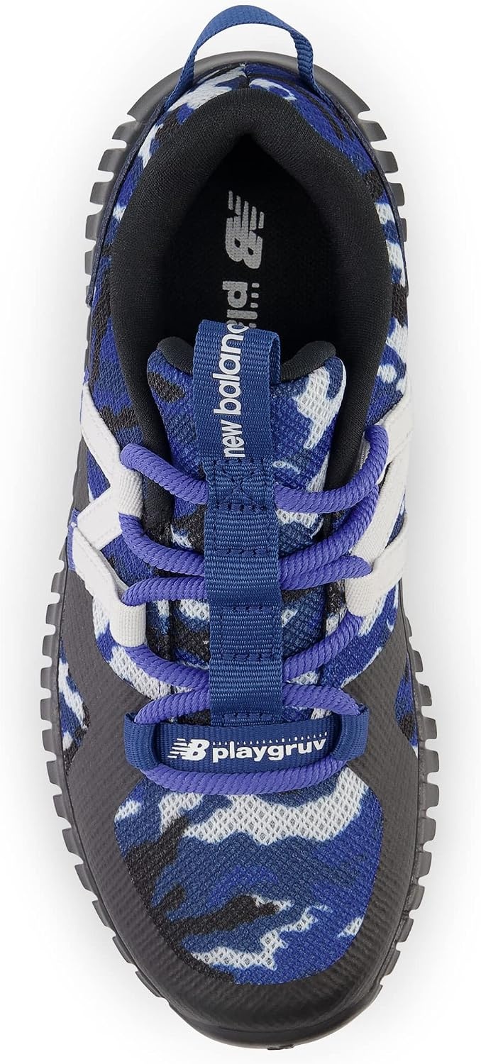 image:imageNew Balance Boys Playgruv V2 Bungee SneakersNight SkyBlackQuartz Grey