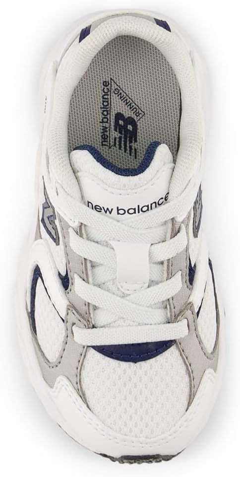 image:imageNew Balance Kids 408 Bungee Lace Casual ShoesNb 103 WhiteNatural Indigo