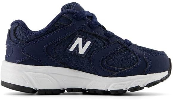 image:imageNew Balance Kids 408 Bungee Lace Casual ShoesNb NavyNb 103 White
