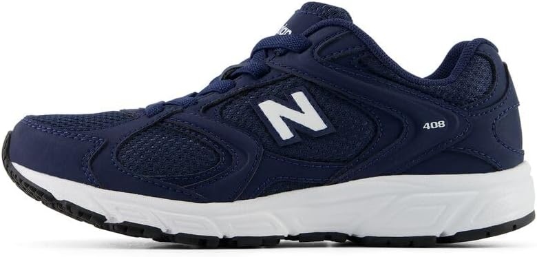 image:imageNew Balance Kids 408 Bungee Lace Casual ShoesNb NavyWhite