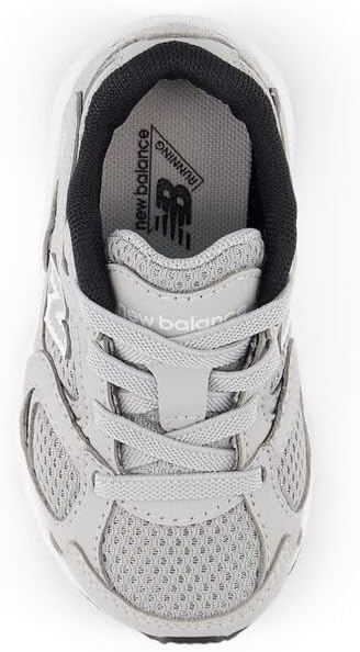 image:imageNew Balance Kids 408 Bungee Lace Casual ShoesRaincloudSilver Metallic